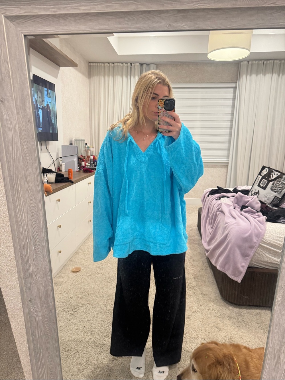 Skims Terry Cover-Up Oversized Hoodie